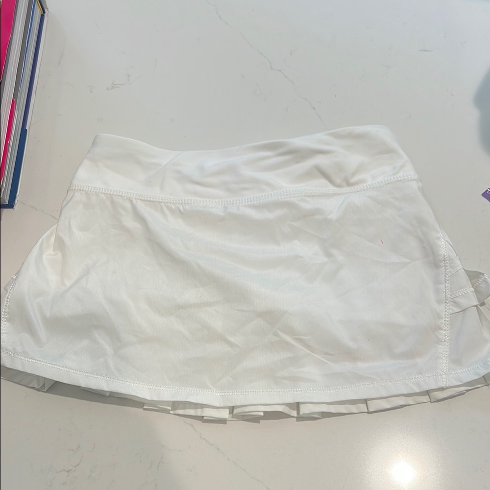 White Tennis Skirt-kids lululemon